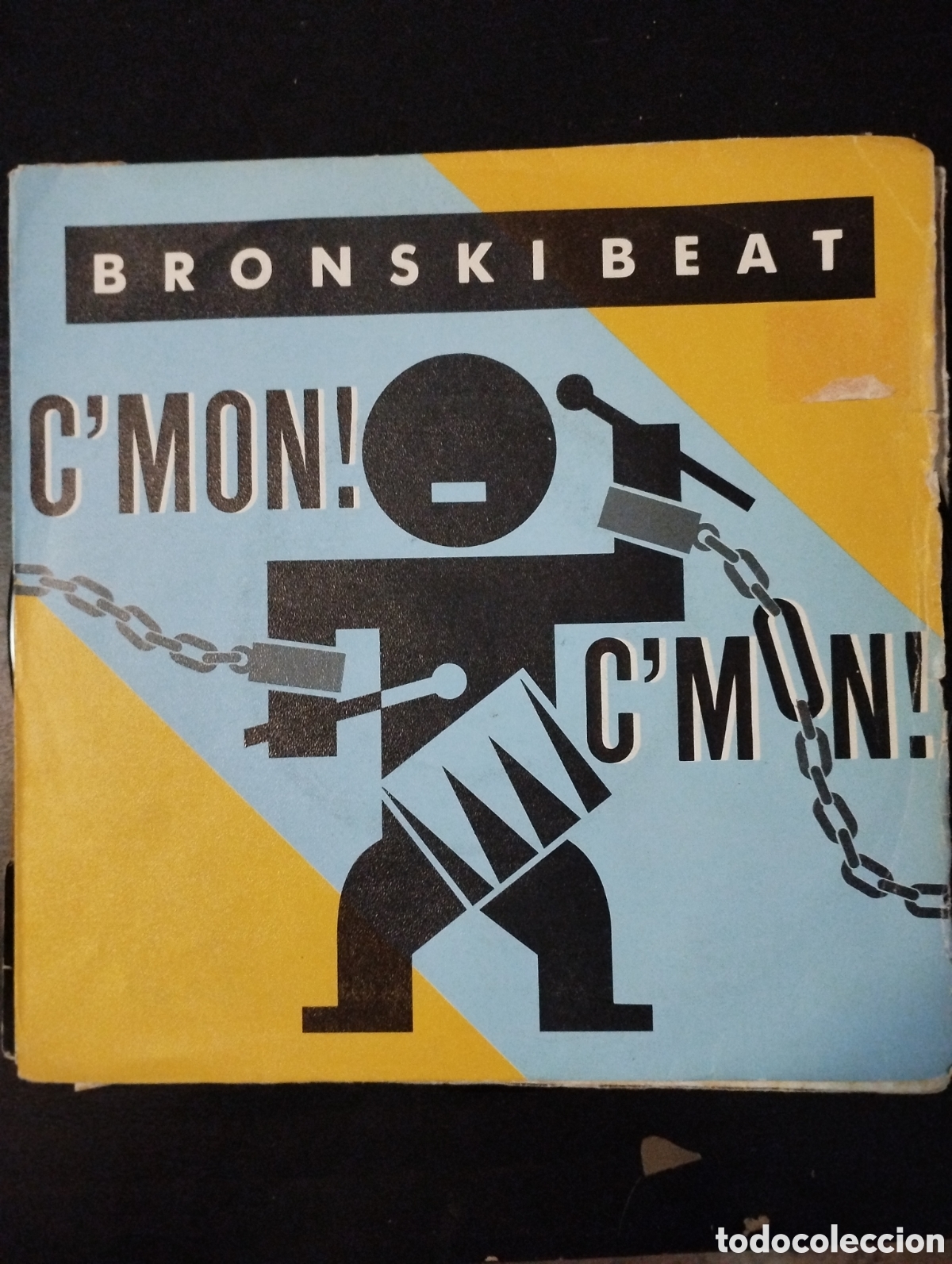 Discos de vinilo: Bronski Beat &ndash; C'Mon! C'Mon! 1986. Espa&ntilde;a. Vinilo, 7&rdquo;, 45 RPM, Single. London Records &ndash; 886 0