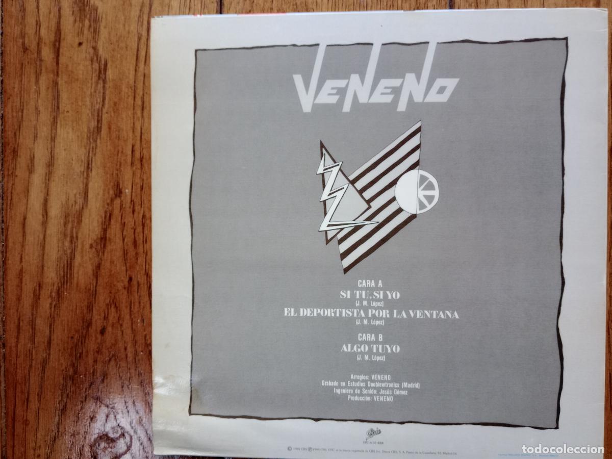 Discos de vinilo: Veneno - si t&uacute;, si yo - Foto 3