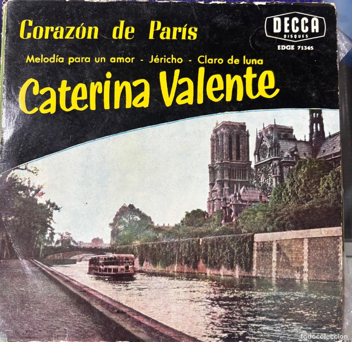 Discos de vinilo: CATERNA VALENTE - CORAZON DE PARIS
