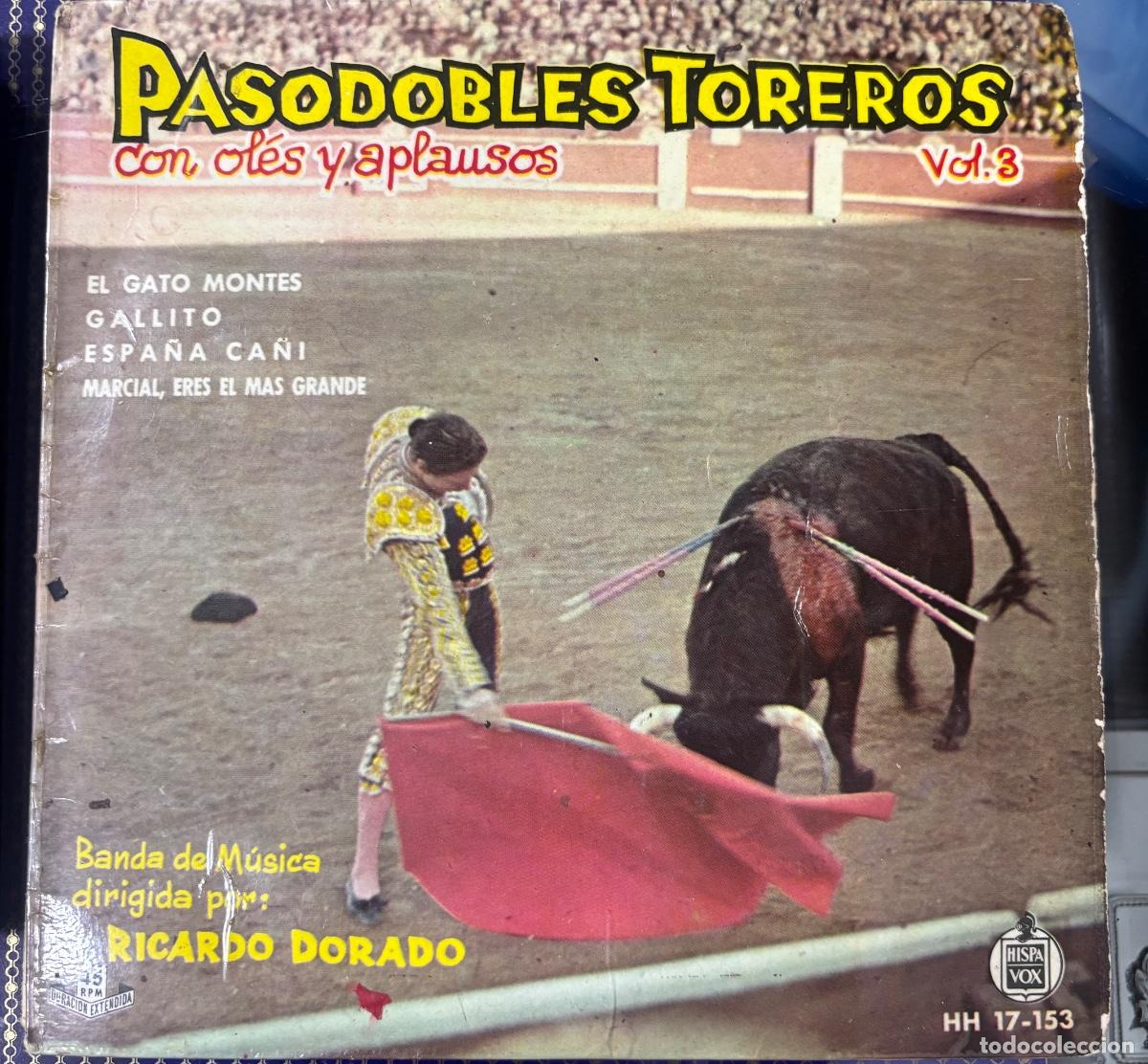 Discos de vinilo: RICARDO DORADO - PASODOBLES TOREROS - Foto 1