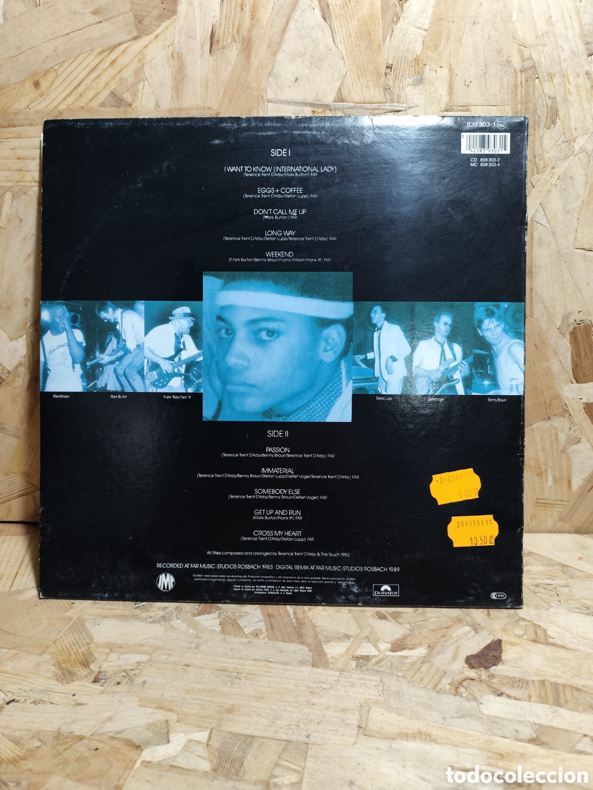 Discos de vinilo: Disco de Vinilo The Touch with Terence Trent D'Arby