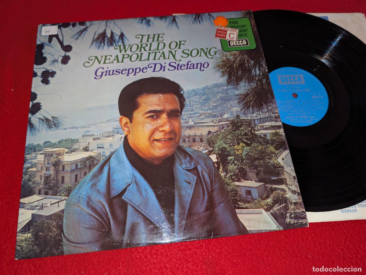 Discos de vinilo: GIUSEPPE DI STEFANO The world of Neapolitan song LP 196? DECCA ENGLAND UK