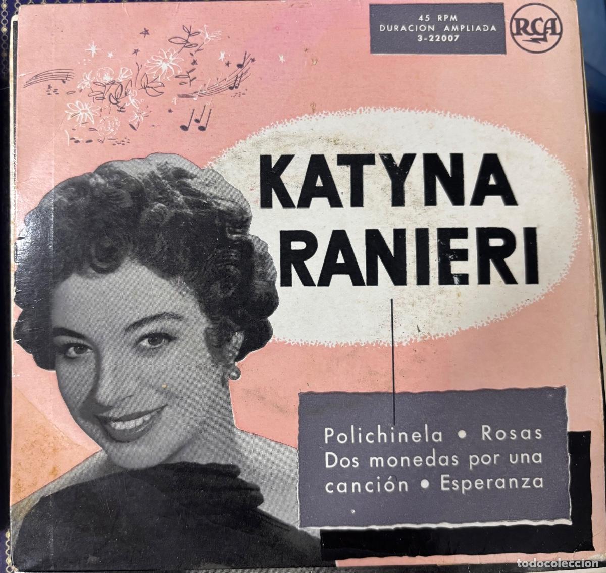 Discos de vinilo: Katyna Ranieri - Polichinela / Rosas / Dos Monedas Por Una Canci&oacute;n / Esperanza