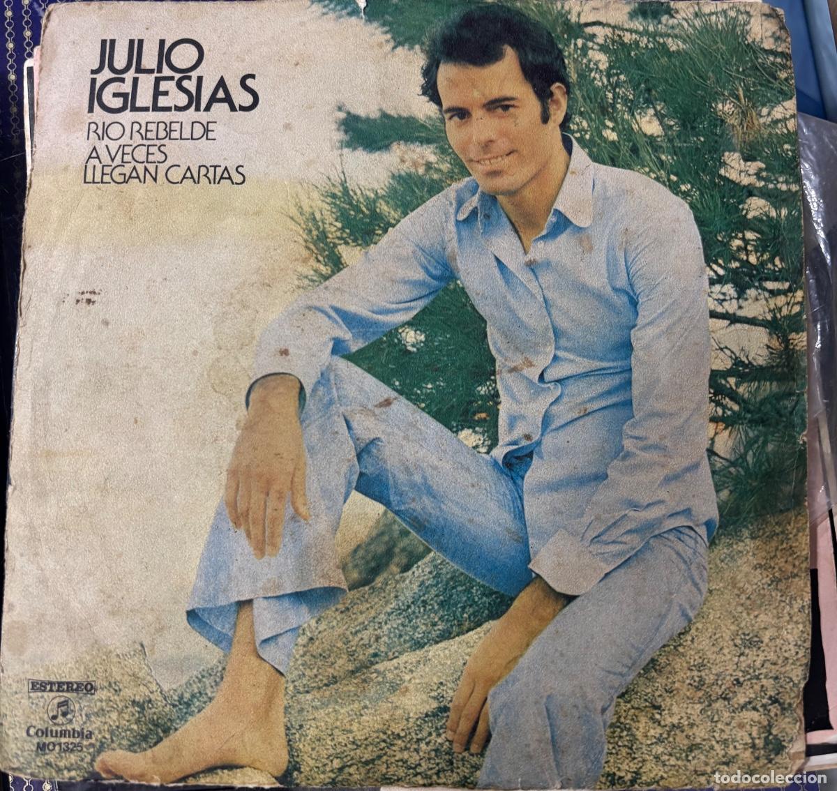 Discos de vinilo: JULIO IGLESIAS RIO REBELDE A VECES LLEGAN CARTAS