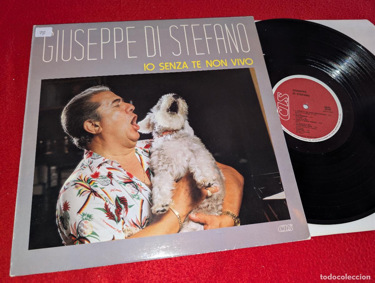 Discos de vinilo: GIUSEPPE DI STEFANO Io senza te non vivo LP CLS ITALY ITALIA