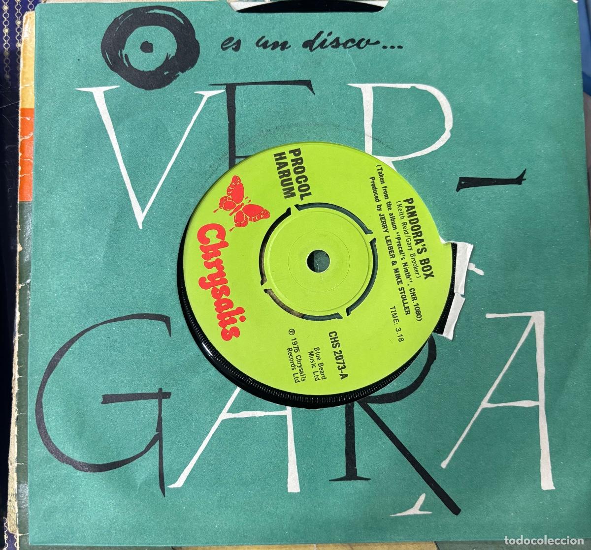 Discos de vinilo: un disco... PANDORA'S BOX Taken from the album &rdquo;Procol's Ninth