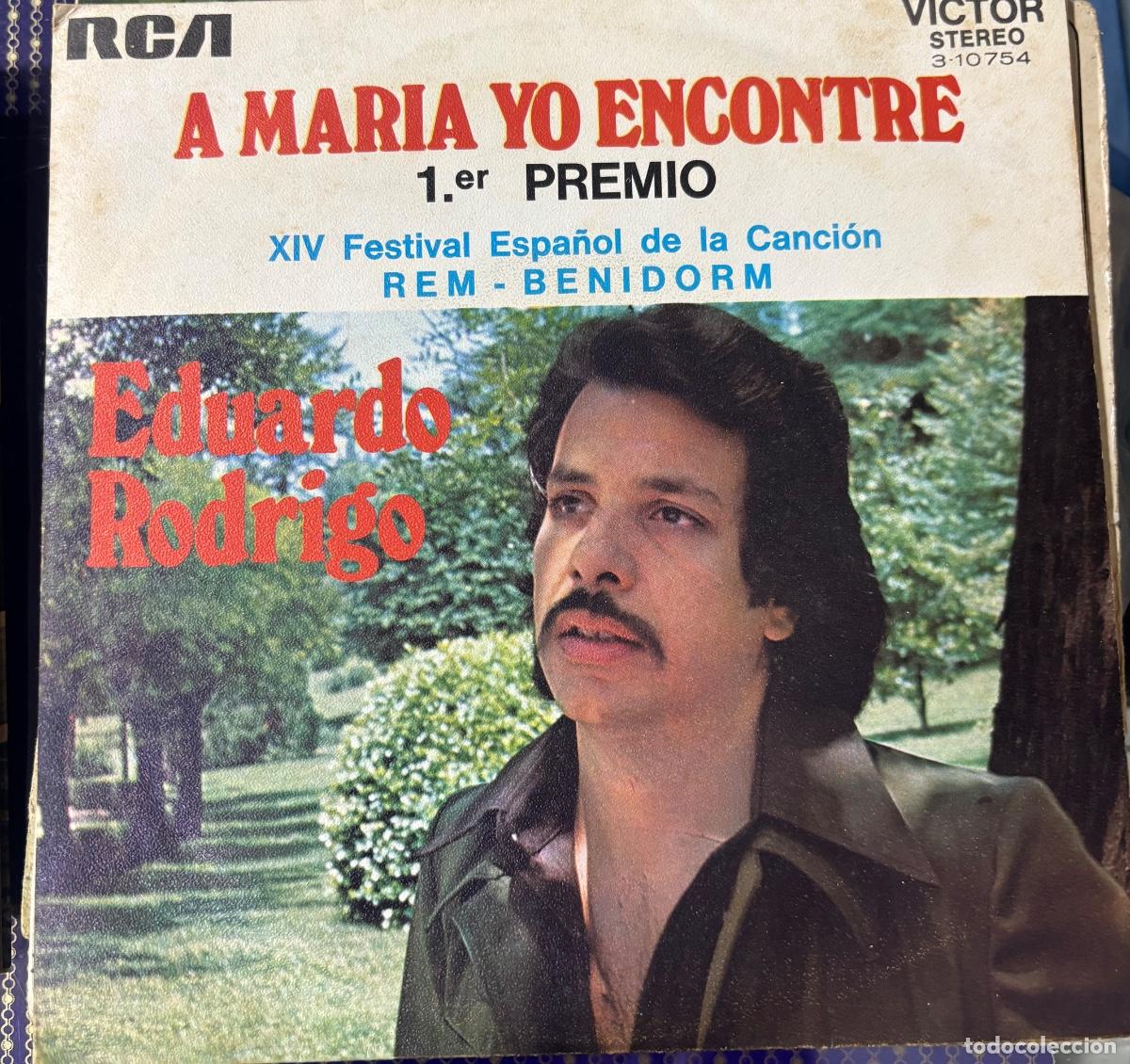 Discos de vinilo: EDUARDO RODRIGUEZ // A MARIA YO ENCONTRE