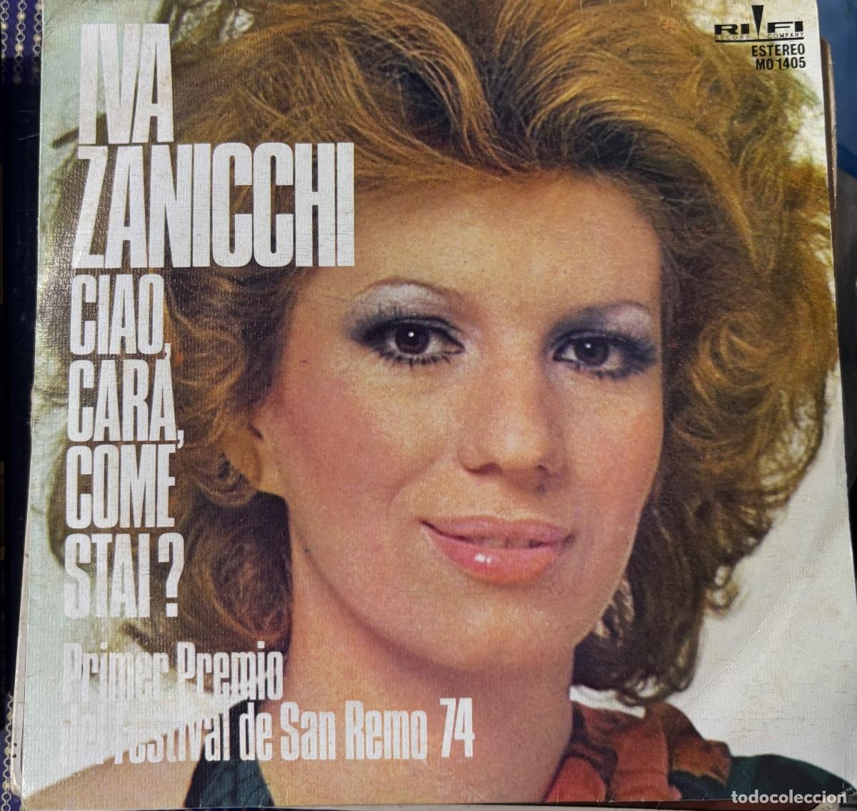 Discos de vinilo: IVA ZANICCHI:CIAO CARA,COME STA - Foto 1