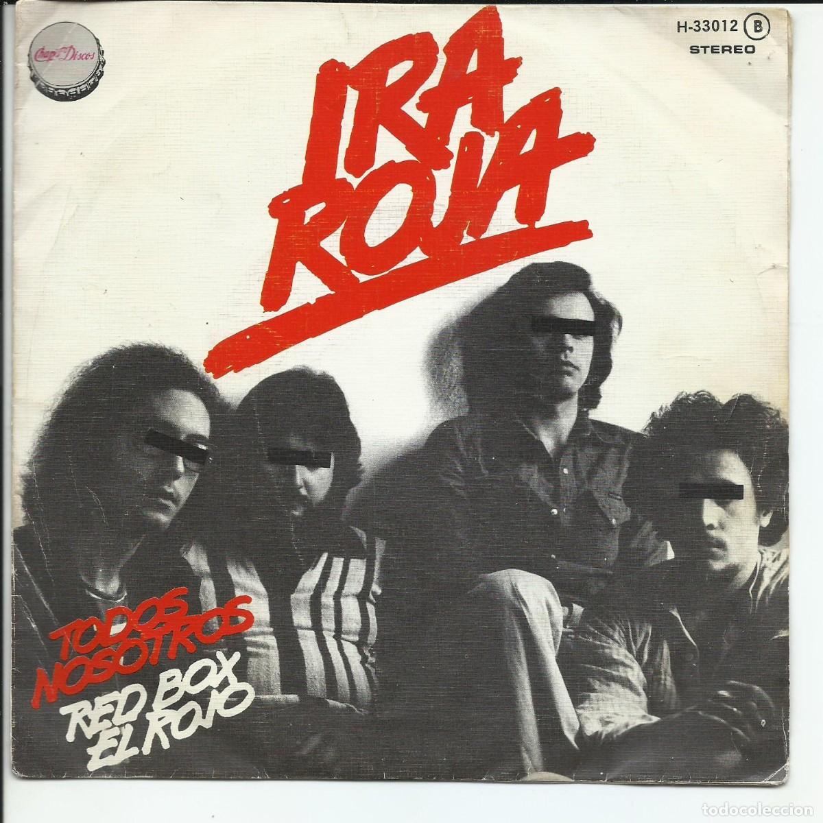 Discos de vinilo: Red Box El Rojo.- Ira Roja SingleChapa Discos &lrm; H-33012 1978