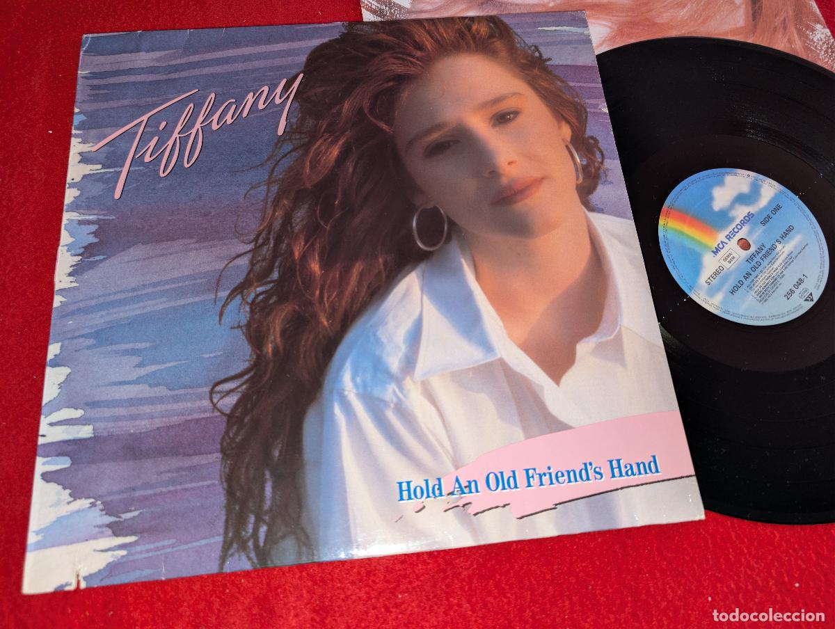 Discos de vinilo: TIFFANY Hold an old friend's hand LP 1988 MCA GERMANY ALEMANIA EU
