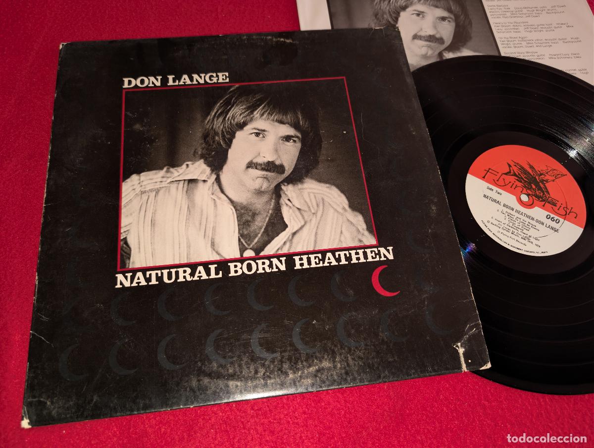 Discos de vinilo: DON LANCE Natural born heathen LP 1978 Flying fish USA US