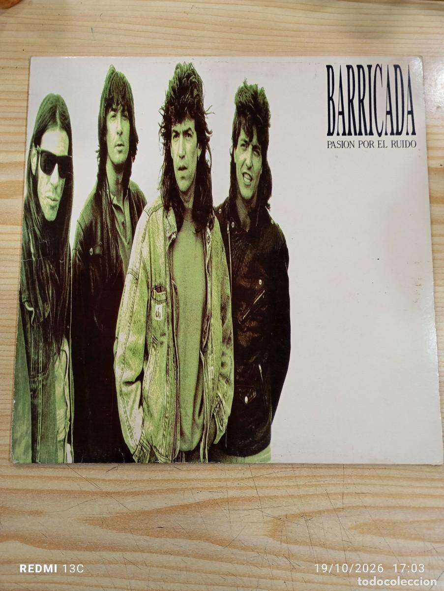 Discos de vinilo: Lp - Barricada - Pasion por el ruido - Original 1989 - Contiene encarte