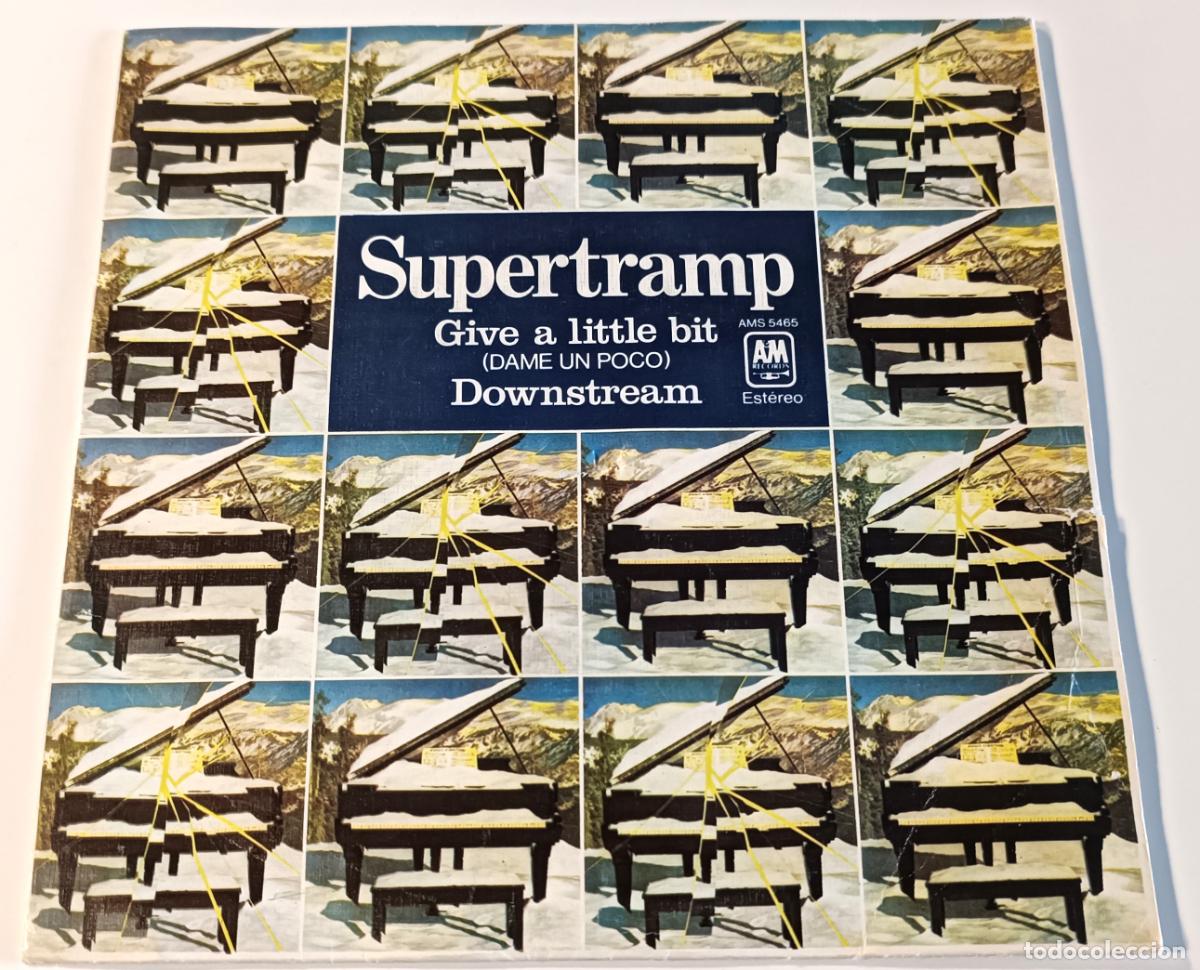 Discos de vinilo: SUPERTRAMP - GIVE A LITTLE BIT A & M - 1977