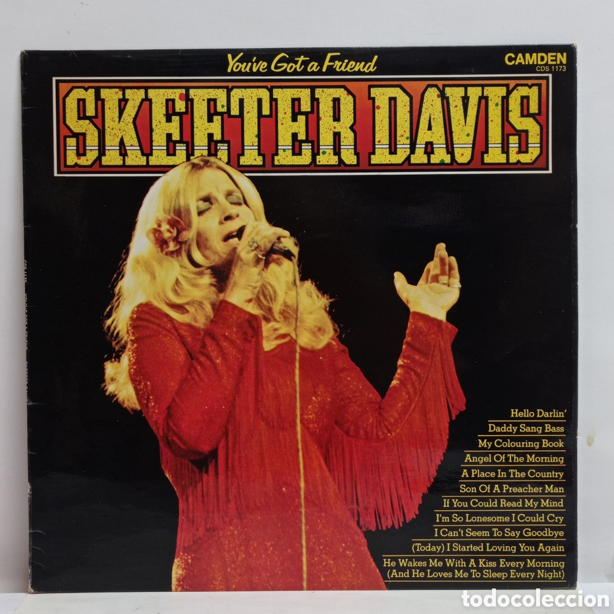 Discos de vinilo: SKEETER DAVIS, YOU'VE GOT A FRIEND (CAMDEN, UK)