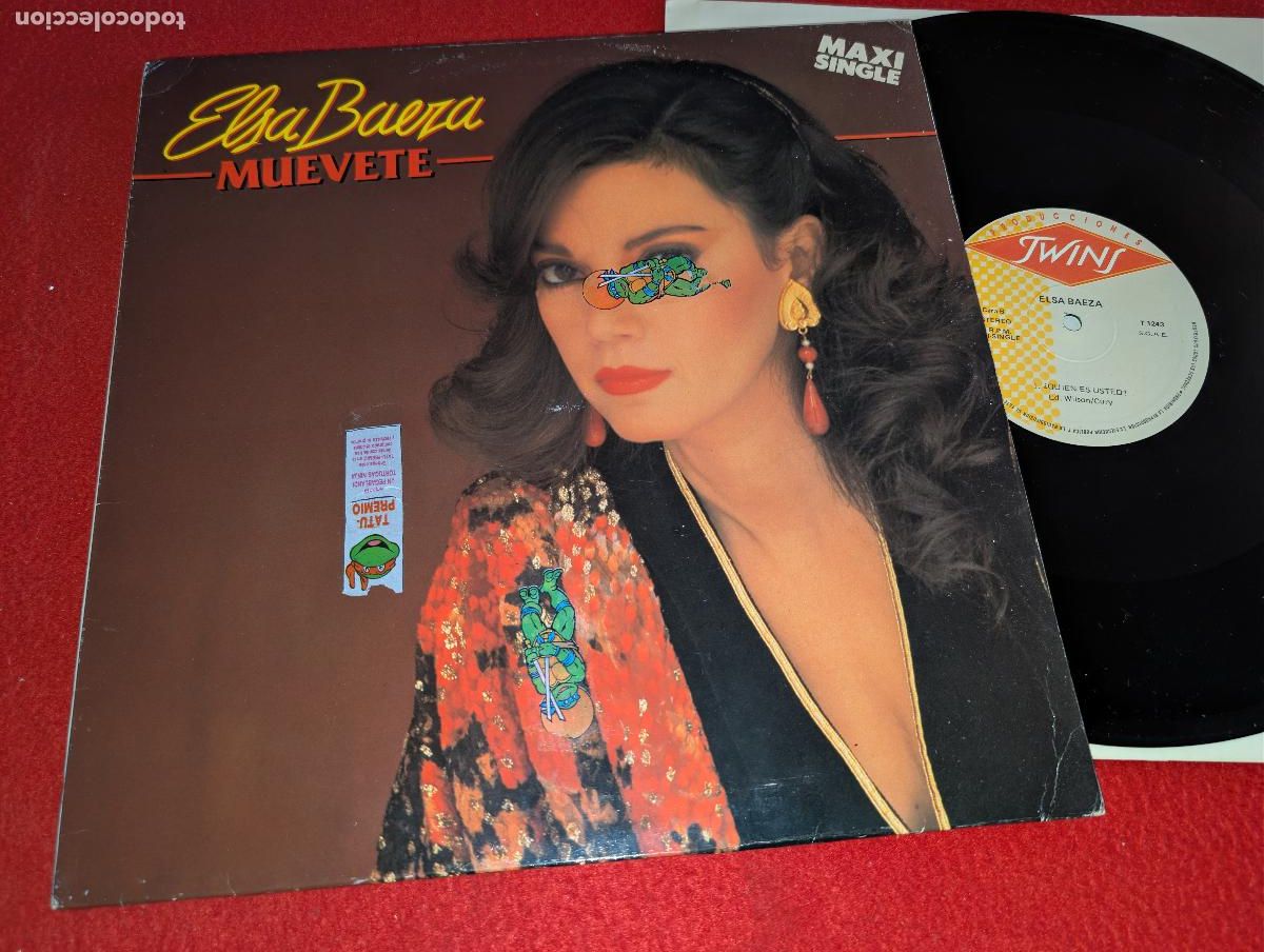 Discos de vinilo: ELSA BAEZA &iquest;Quien es usted?/Muevete MAXI 12'' 1987 Twins