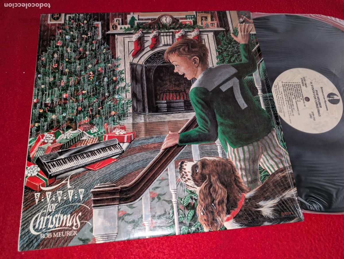 Discos de vinilo: ROB MEURER A synth for Christmas LP 1985 Spindletop USA US