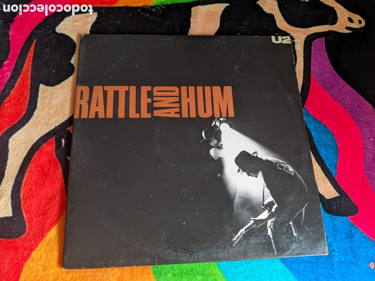 Discos de vinilo: // U2 &lrm;&ndash; Rattle And Hum - Island Espa&ntilde;a 1988,2LPs gatefold