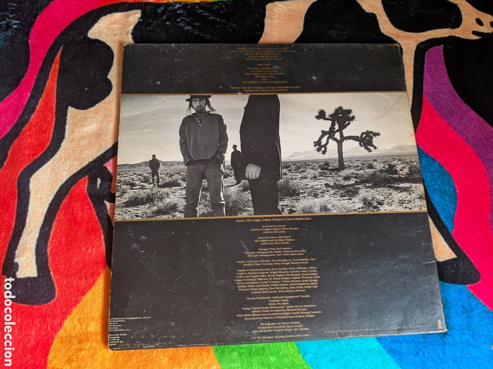 Discos de vinilo: // U2 &ndash; The Joshua Tree - Island Espa&ntilde;a 1987, gatefold - Foto 2