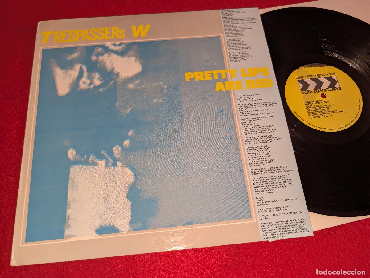 Discos de vinilo: TRESPASSERS W Dead man's curve LP 1987 Red Rhino UK ENGLAND