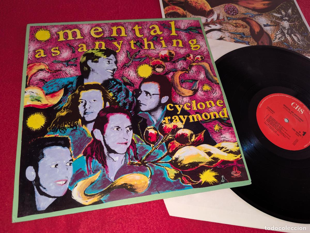 Discos de vinilo: MENTAL AS ANYTHING Cyclone Raymond LP 1989 CBS ESPA&Ntilde;A SPAIN