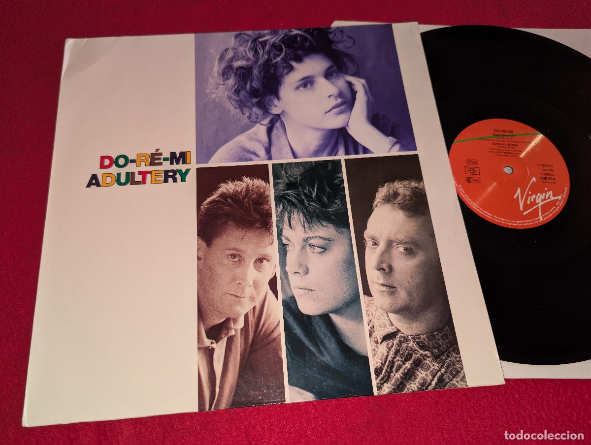 Discos de vinilo: DO RE MI Adultery/Deep blue sea/Guns and butter 12'' MX 1987 Virgin GERMANY ALEMANIA