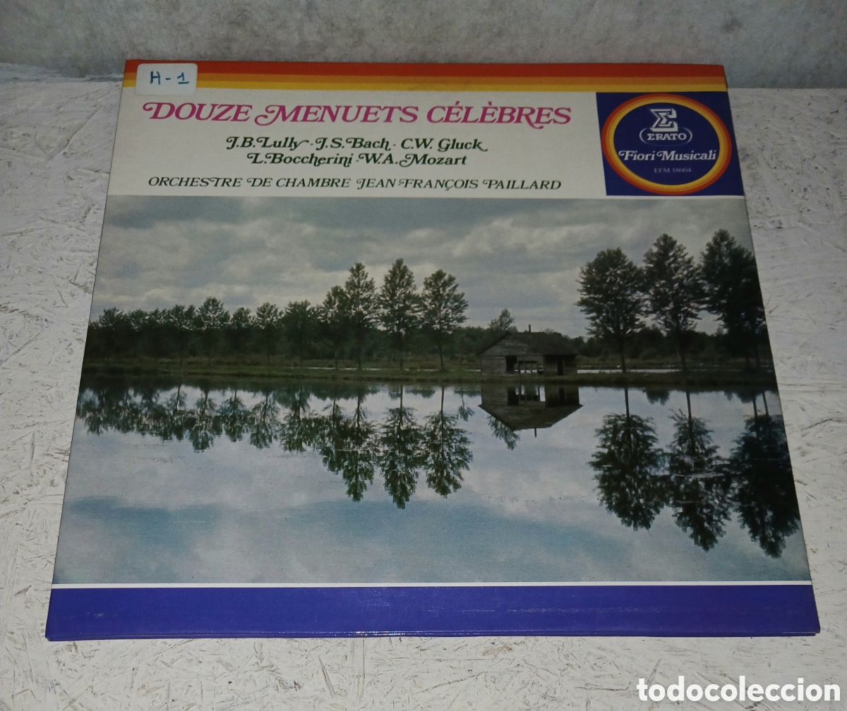 Discos de vinilo: Vinilo LP Orchestre De Chambre Jean-Fran&ccedil;ois Paillard - Douze Menuets C&eacute;l&egrave;bres - Erato / Fiori Music