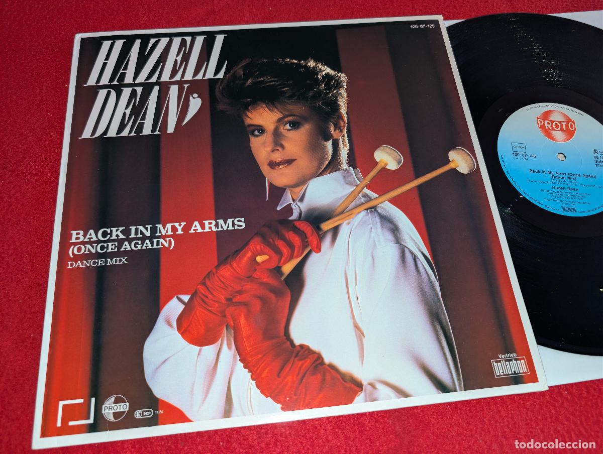 Discos de vinilo: HAZELL DEAN Bak in my arms (Once again)/Take me home 12'' MX 1984 Proto GERMANY ALEMANIA