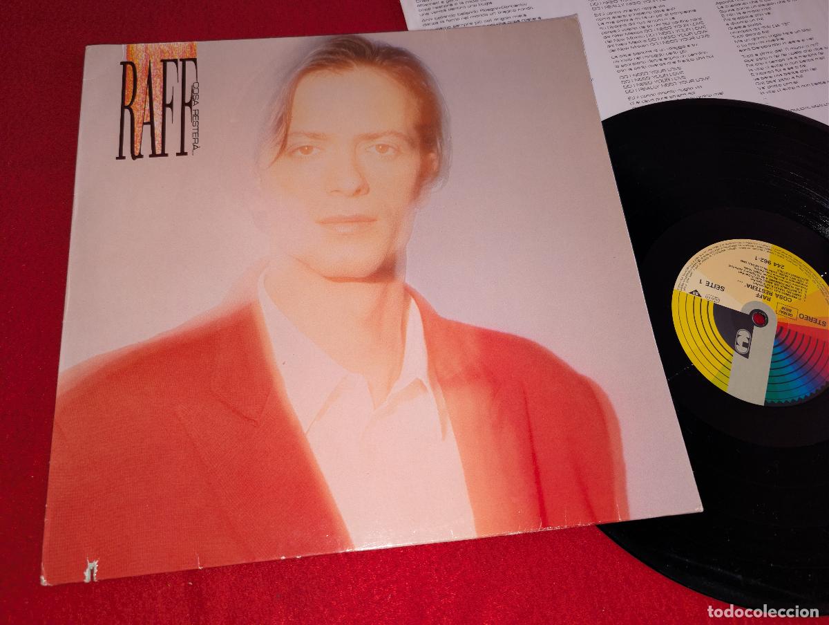 Discos de vinilo: RAF RAFF Cosa restera... LP 1989 WEA GERMANY ALEMANIA