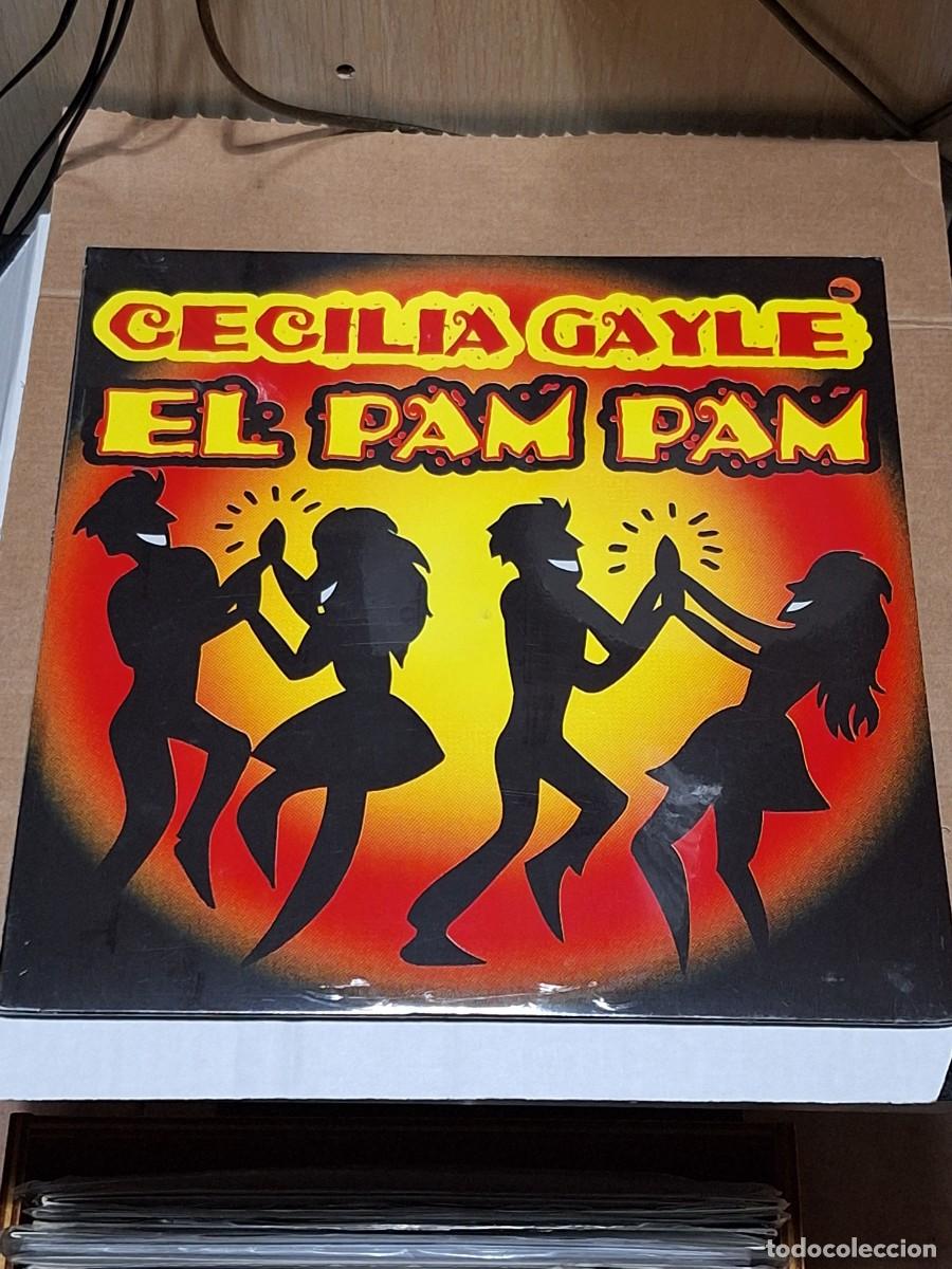 Discos de vinilo: Cecilia Gayle &ndash; El Pam Pam MAXI Vinilo ROJO S.A.I.F.A.M. &lrm;&ndash; SAI 10013