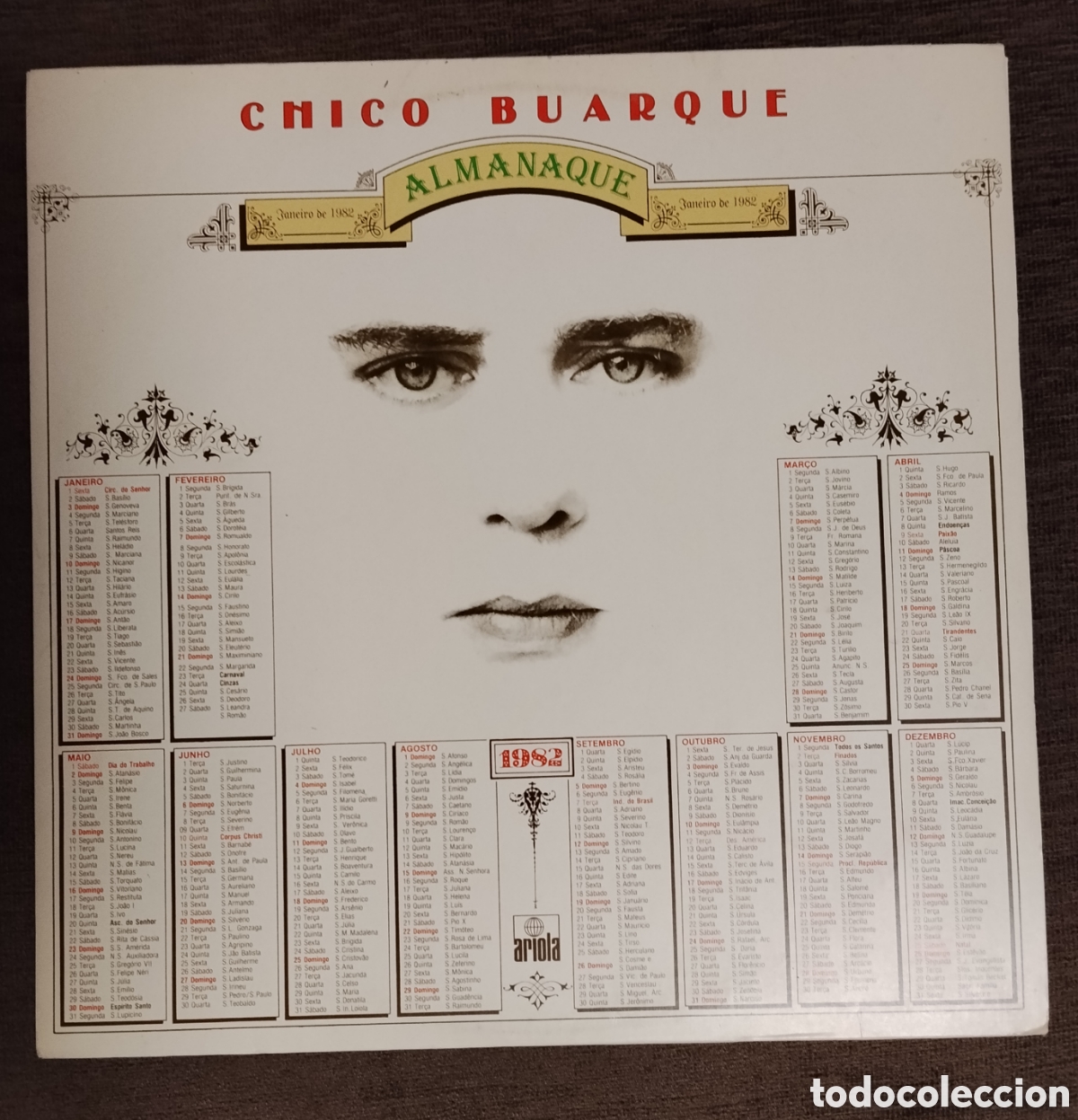 Discos de vinilo: CHICO BUARQUE: &rdquo;ALMANAQUE&rdquo; LP VINILO 1981- BOSSA NOVA - MPB -BRASIL