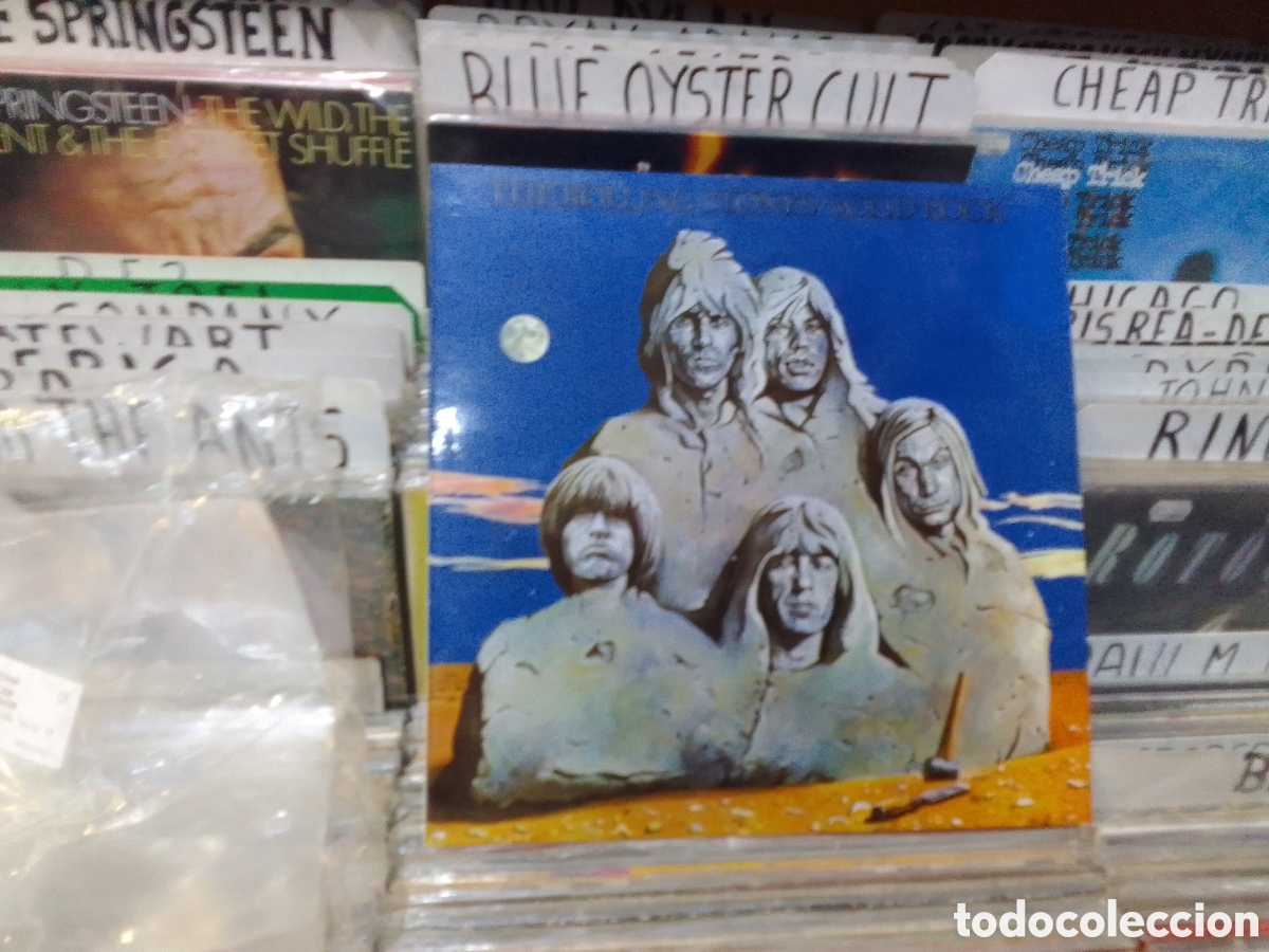 Discos de vinilo: The rolling stones,solid rock