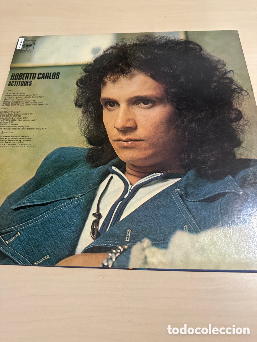 Discos de vinilo: VIN7542 Roberto Carlos actitudes vinilo segunda mano