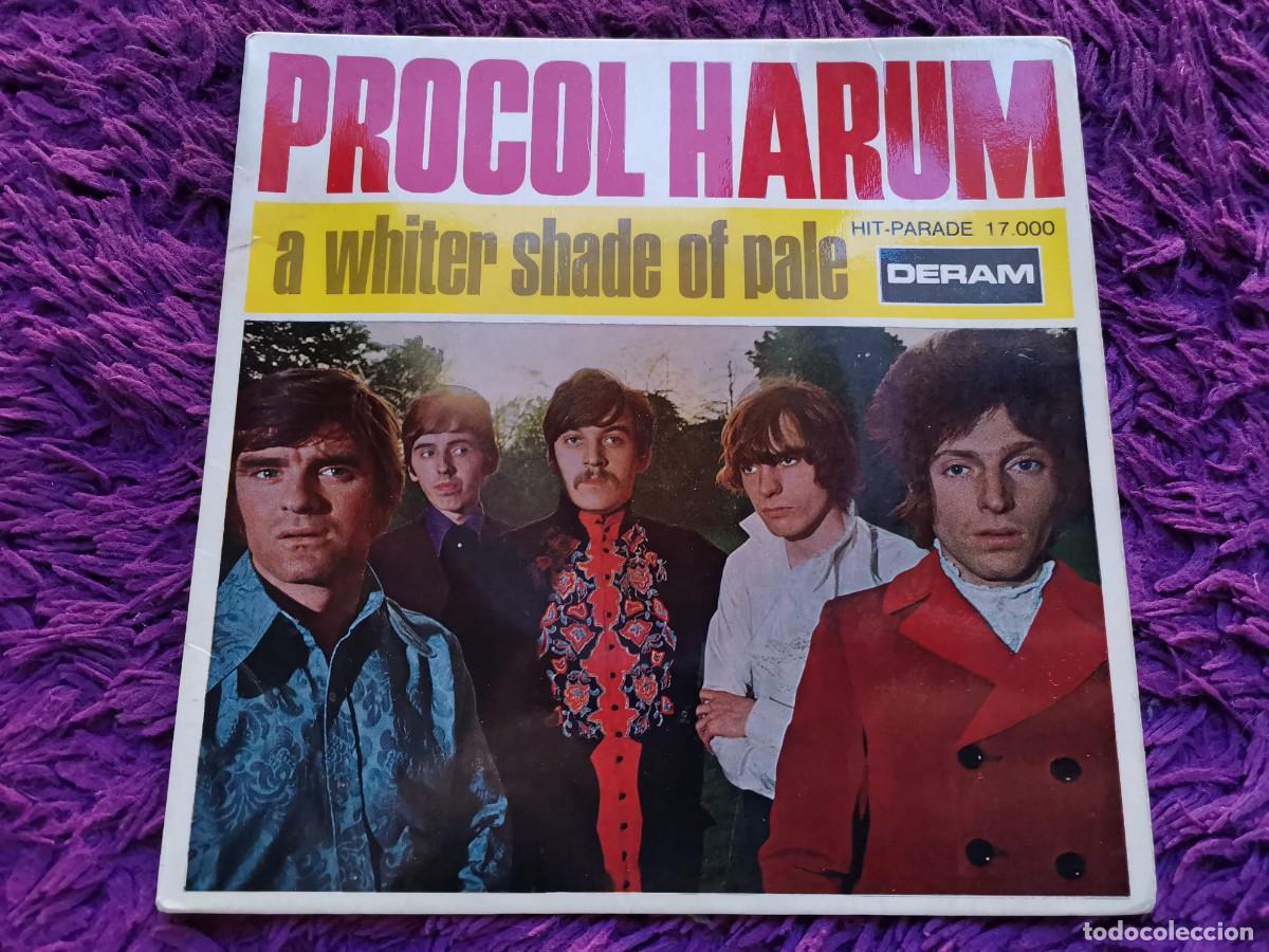 Discos de vinilo: Procol Harum &ndash; A Whiter Shade Of Pale Vinilo 7&rdquo; Single 1969 France 17.000