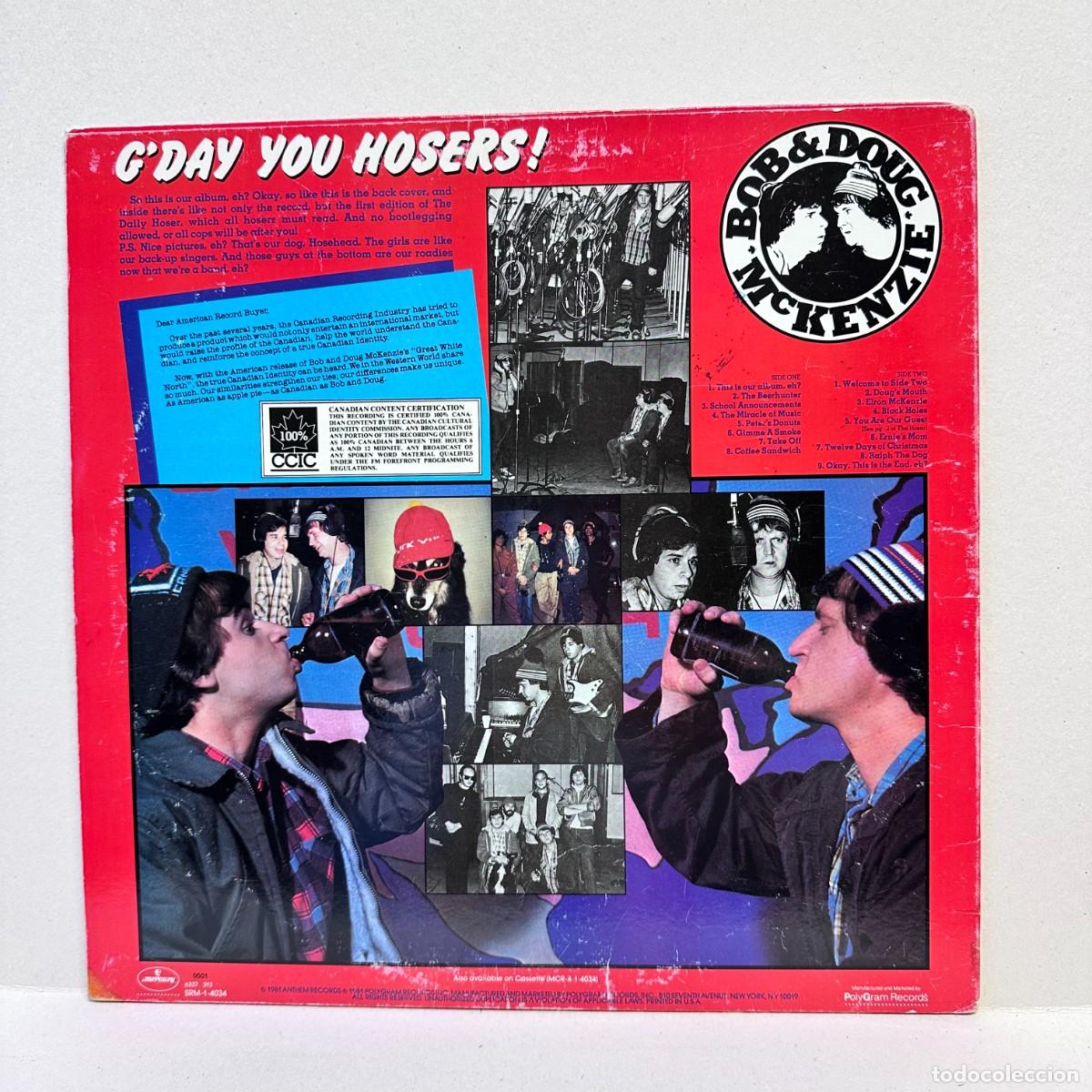 Discos de vinilo: Bob & Doug McKenzie - Great White North (LP) - Foto 2