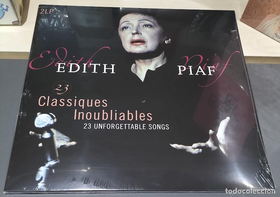 Discos de vinilo: Edith Piaf - 23 Classiques Inoubliables-23 Unforgettable Songs- 2LP Vinyl Passion. Nuevo, precintado
