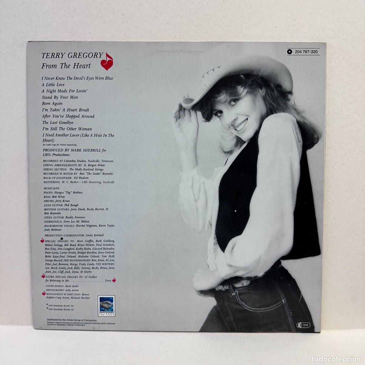 Discos de vinilo: Terry Gregory - From The Heart (LP) - Foto 3