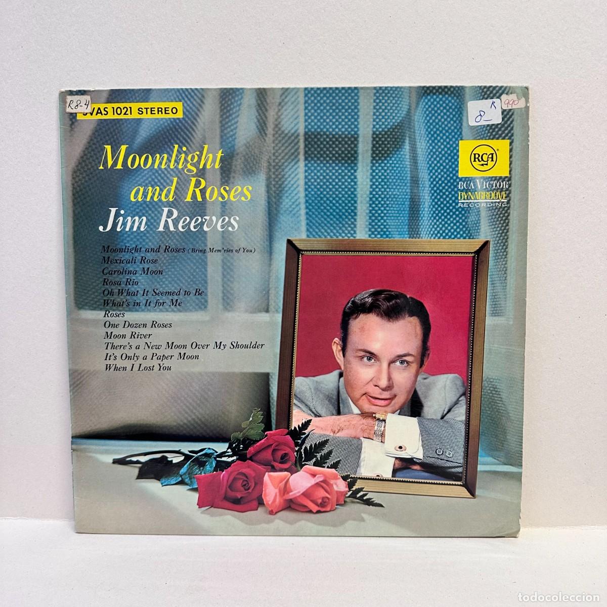 Discos de vinilo: Jim Reeves - Moonlight And Roses (LP) - Foto 2