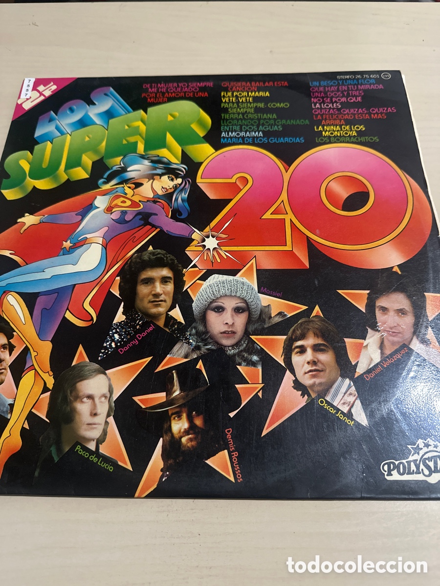 Discos de vinilo: VIN7557 los s&uacute;per 20 vinilo segunda mano - Foto 1