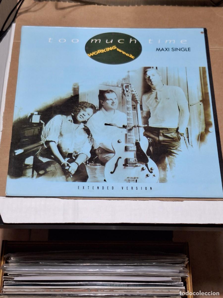 Discos de vinilo: Working Week &lrm;&ndash; Too Much Time MAXI Virgin &lrm;&ndash; F 608 415