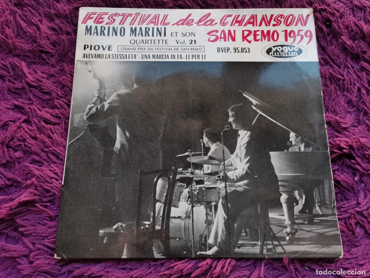 Discos de vinilo: Marino Marini Et Son Quartette Vinilo 7&rdquo; EP 1959 France DVEP. 95.053