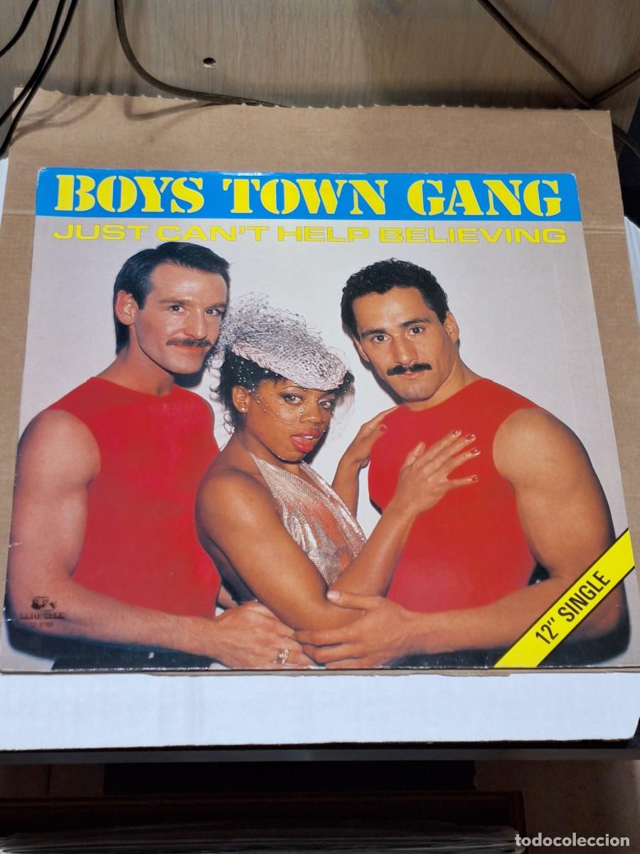 Discos de vinilo: Boys Town Gang &lrm;&ndash; Just Can't Help Believing MAXI Rams Horn Records &lrm;&ndash; 12-3185