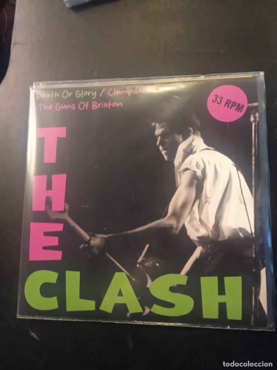 Discos de vinilo: THE CLASH- DEATH OR GLORY EP. VINILO ROJO. - Foto 1