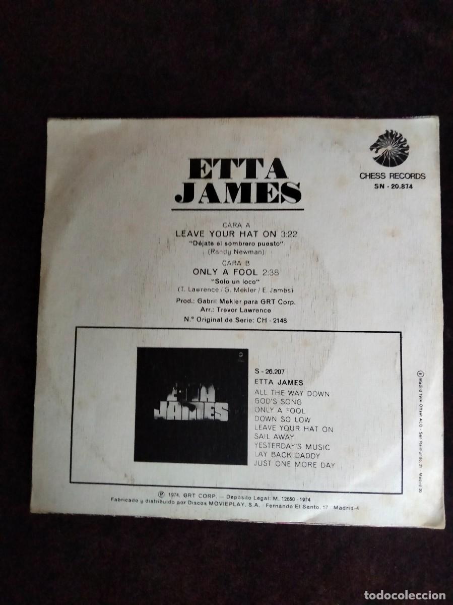 Discos de vinilo: etta james leave your hat on - Foto 2