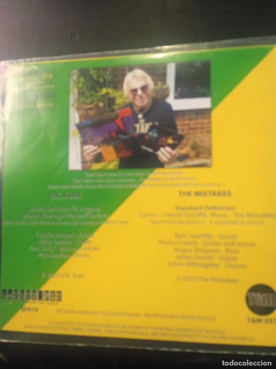 Discos de vinilo: UK SUBS / THE MISTAKES. SINGLE - Foto 2