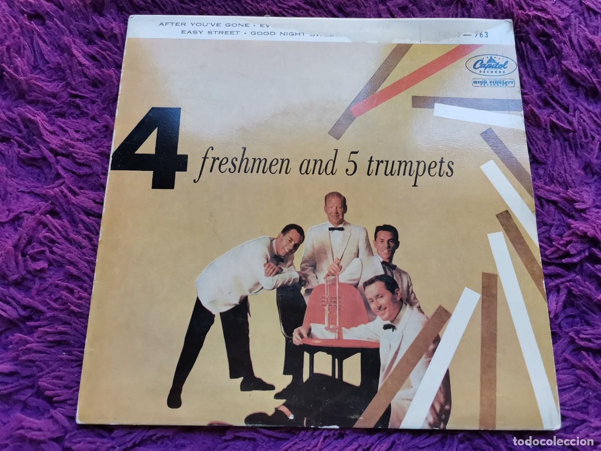 Discos de vinilo: The Four Freshmen &ndash; 4 Freshmen And 5 Trumpets Vinilo 7&rdquo; EP France EAP 1-763