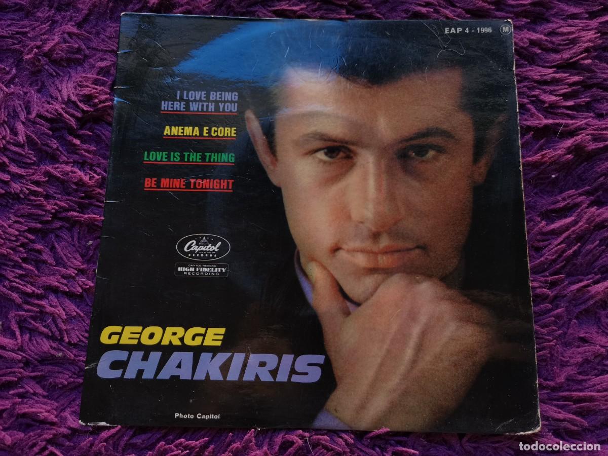 Discos de vinilo: George Chakiris &ndash; I Love Being Here With You Vinilo 7&rdquo; EP 1963 France EAP 4-1996