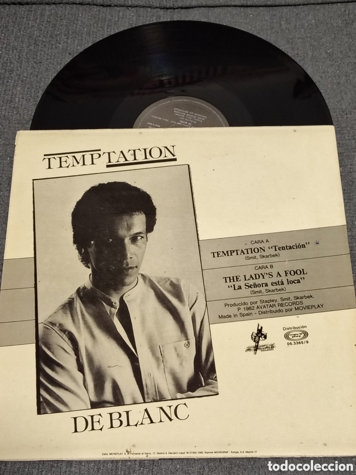 Discos de vinilo: Temptation&rdquo; de De Blanc maxi - Foto 2
