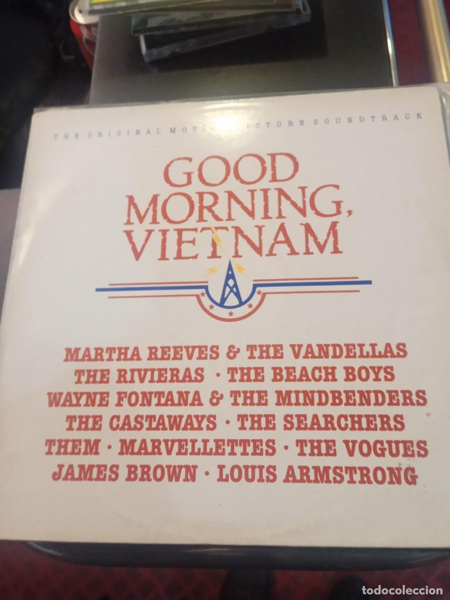 Discos de vinilo: GOOD MORNING VIETNAM- LP. BSO VARIOS ARTISTAS.