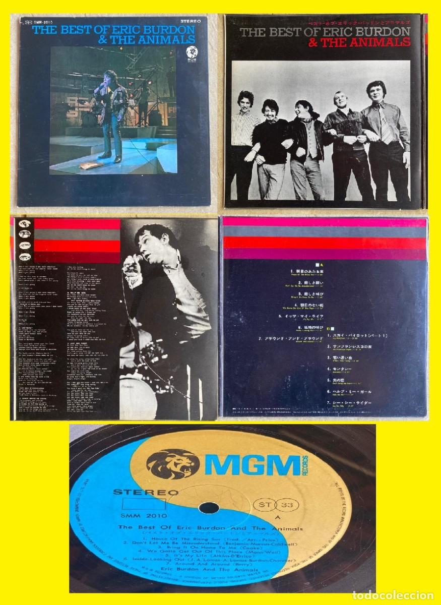 Discos de vinilo: ERIC BURDON & THE ANIMALS / The Best Of Eric Burdon &, RARA 1&ordm; PRESS JAPAN + LIBRETO MGM 14 TEMAS !!