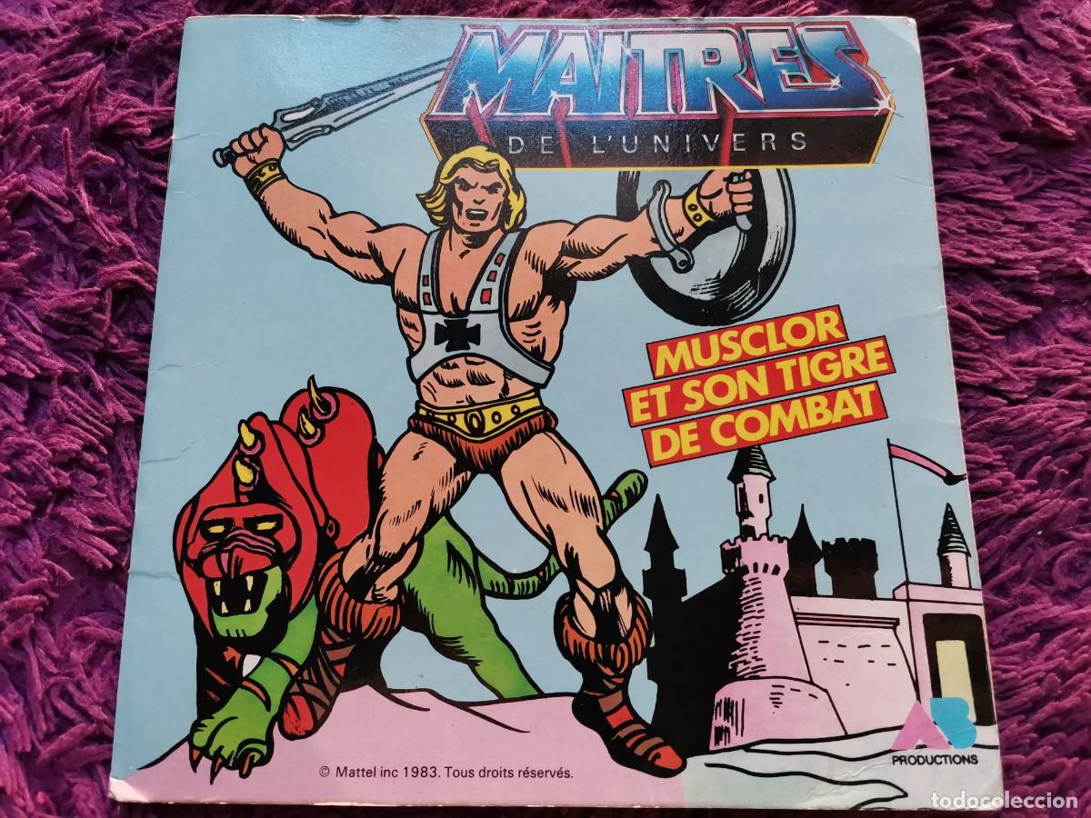 Discos de vinilo: Alain Chauffour &ndash; Musclor Et Son Tigre De Combat Vinilo 7&rdquo; EP 1984 Audiobook France 821044-7